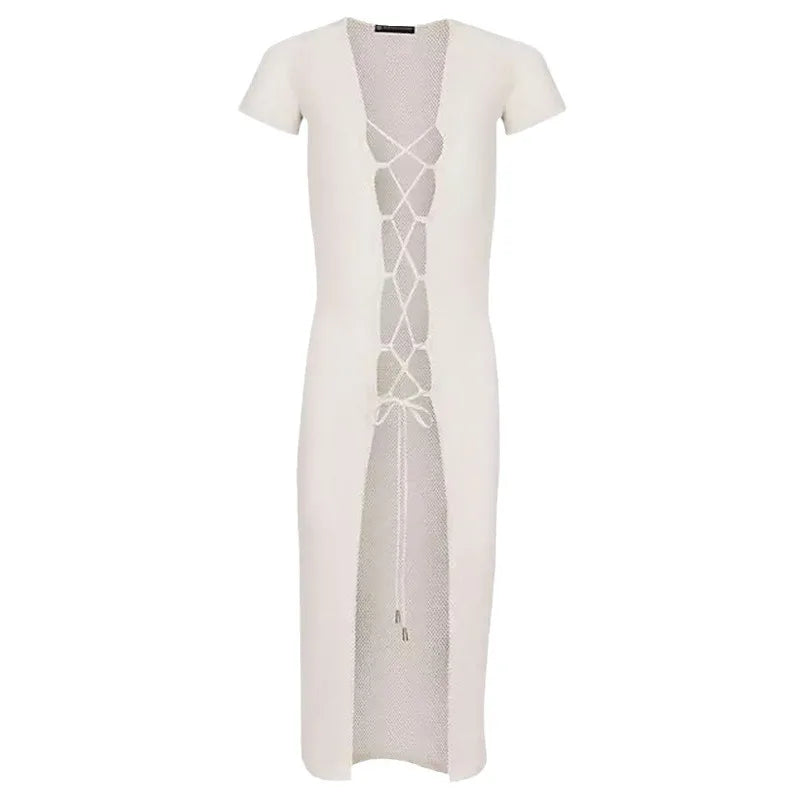 Womenâ€™s Sexy Hollow Bikini Cover-Up Tunic Swimwear - Image 6