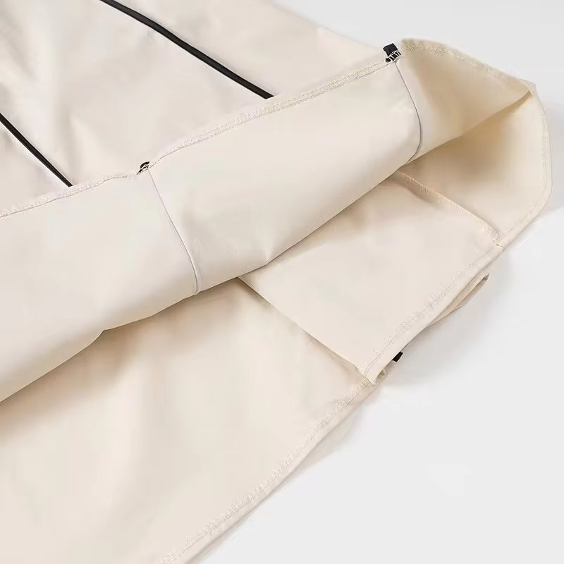 Elegant Colorblock U-Neck Sling Dress for Summer - Image 7