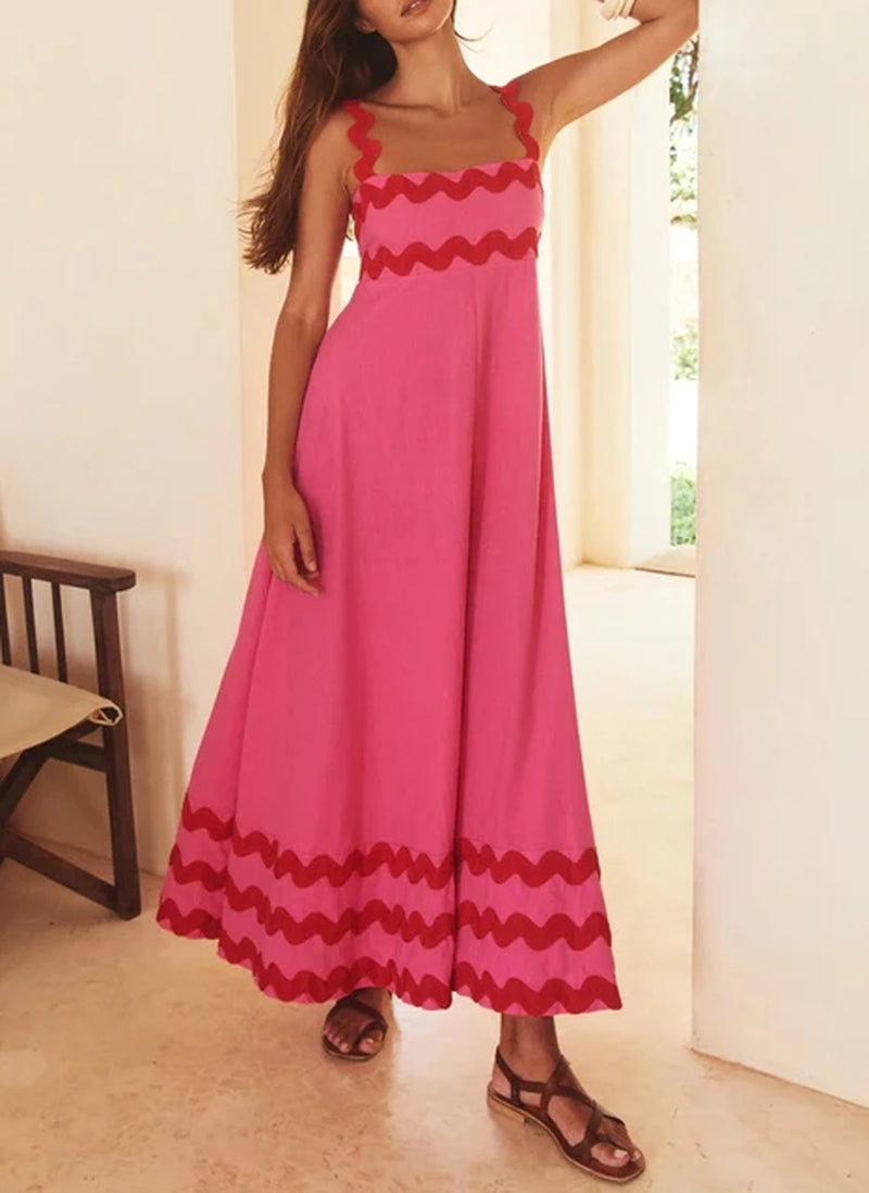 Elegant A-Line Maxi Dress for Women - Summer Fashion - Image 14