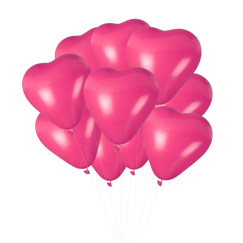 Pink Heart Balloons - 11 inches latex – Studio Pep
