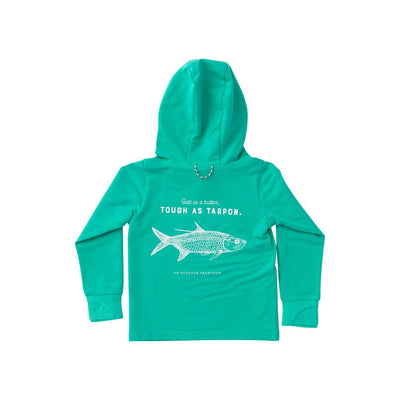 Girls UPF 50+ Fishing Performance Hoodie - Pink