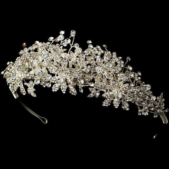 Alexa Couture Crystal Bridal Tiara – WeddedGlitz