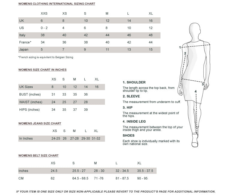 prada women's shoe size chart