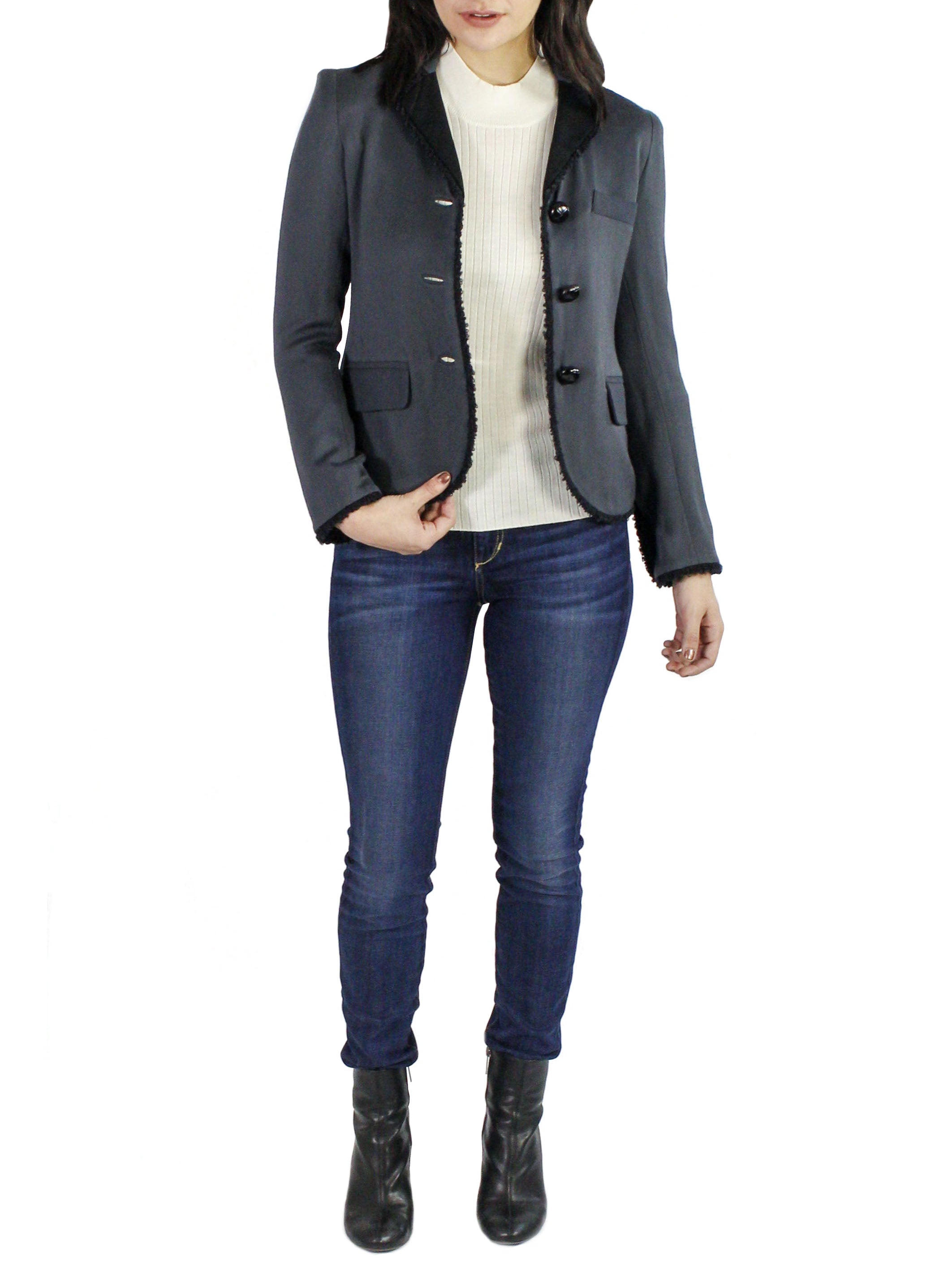 Chris Benz Textural Contrast Blazer – The Mercantile