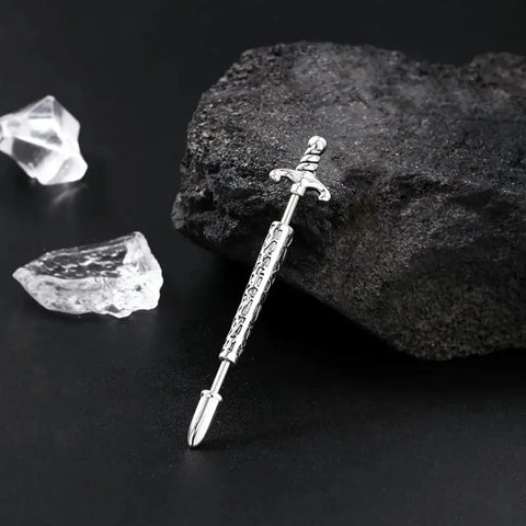 14G Sharp Sword Earrings – 316L Medical Steel Barbell
