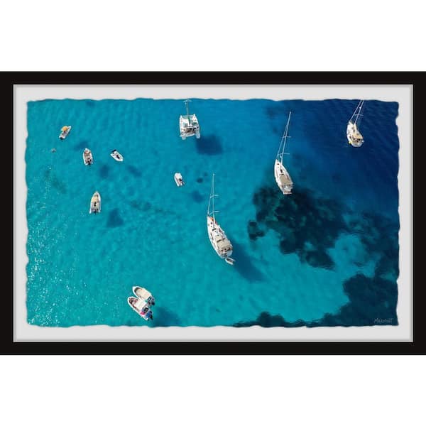 "Anchor Drops" by Marmont Hill Framed Nature Art Print 20 in. x 30 in.