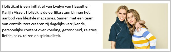 Holistik blog bio