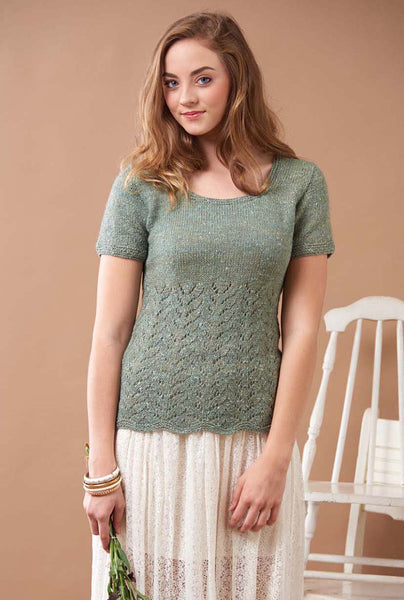 Tea Time Top | Knitting pattern | Kristen TenDyke – Kristen TenDyke Designs