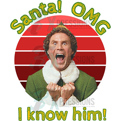 Santa OMG I know him, Elf - 3T Xpressions