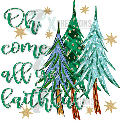 o come o ye faithful clipart