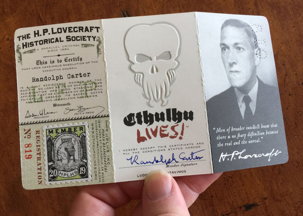 Hp Lovecraft Historical Society Membership The Hplhs Store 1789