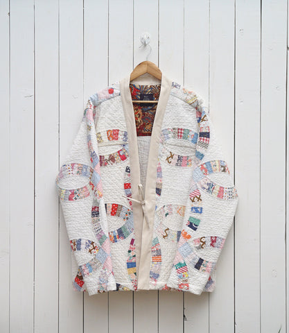 Vintage Quilt Kimono Jacket