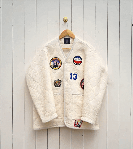 Veste matelassée patchée
