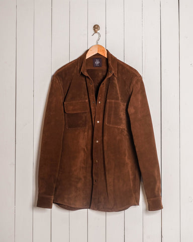 Suede Shirt Jacket