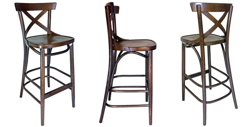 X-Back Bentwood Barstool Views
