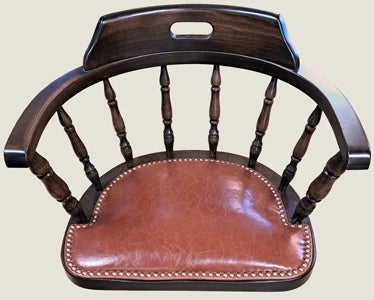 Captain's Chair With Optional Upholstered Seat