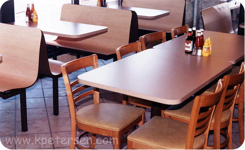 Upholstered Ladderback Wood Chairs Installation