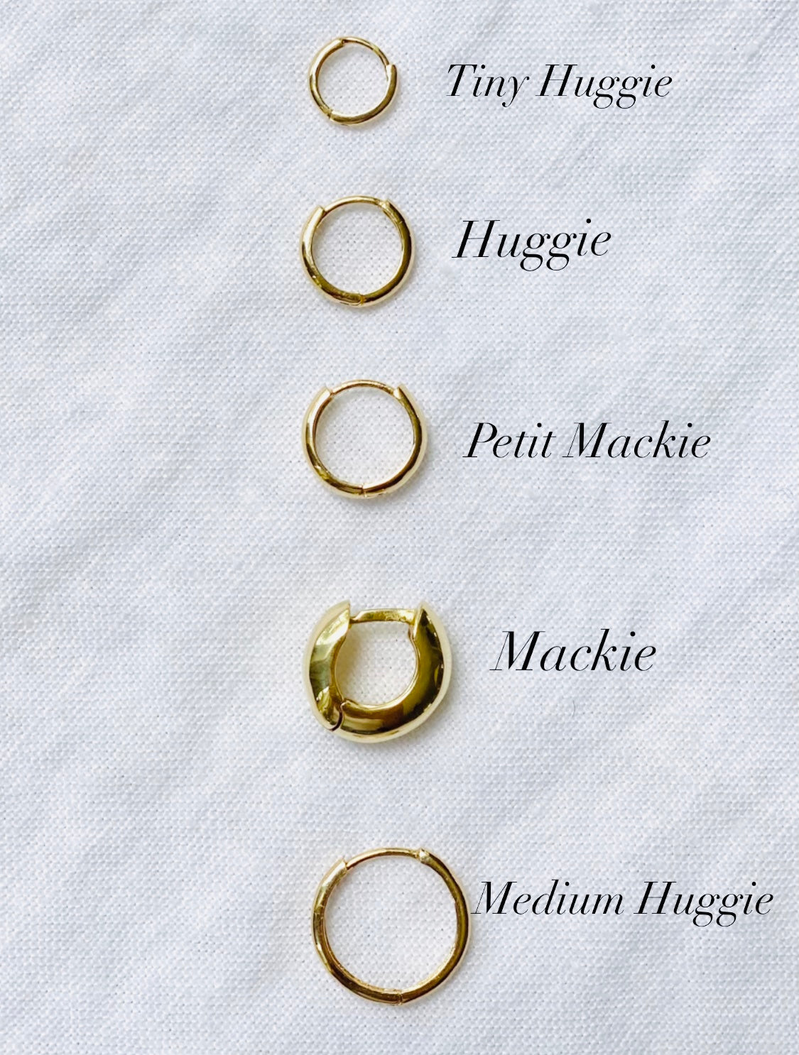 Gold Huggie Hoops