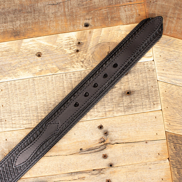 Black Basketweave Ranger Leather Belt – Yoder Leather Company