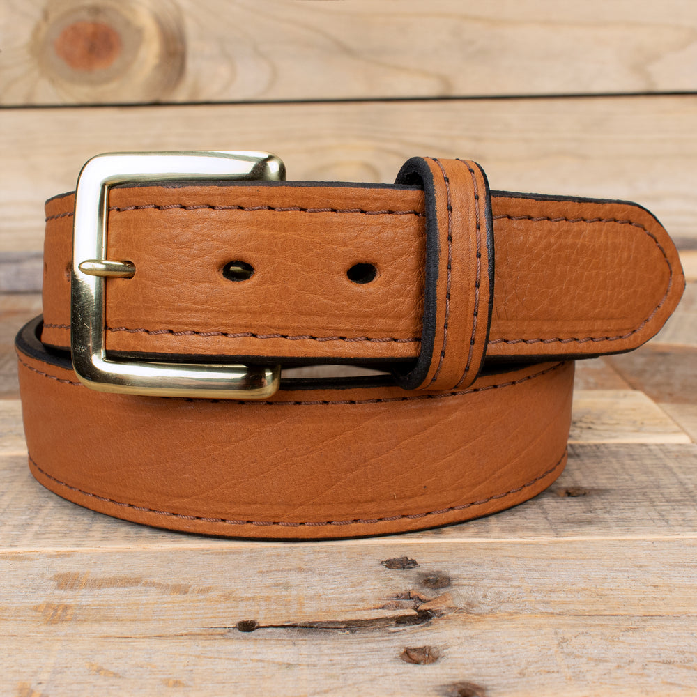 bison leather belts