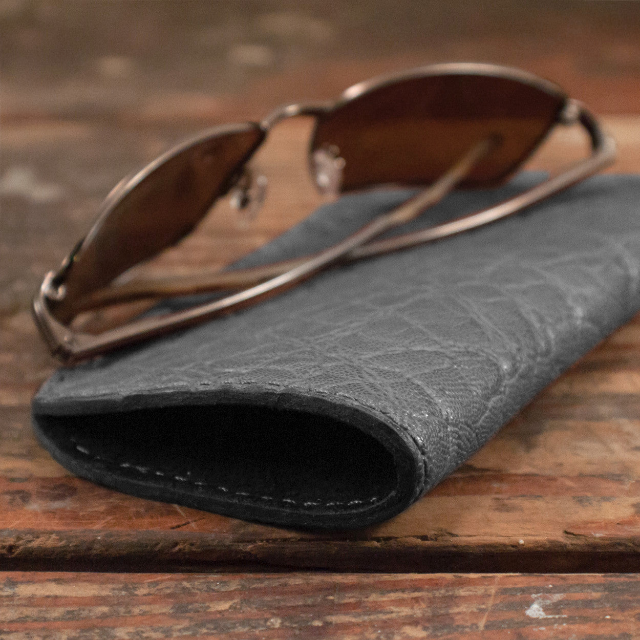 Elephant Gray Glasses Case