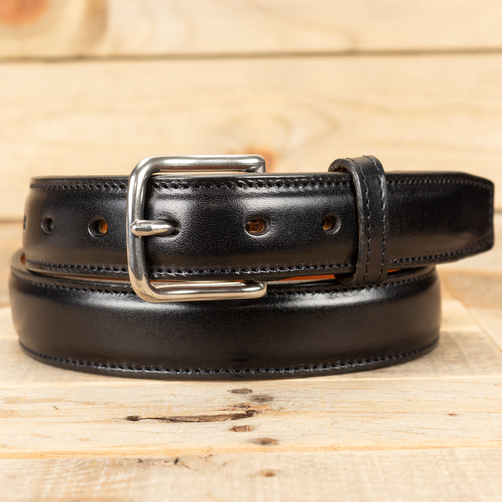 italian leather dress belt