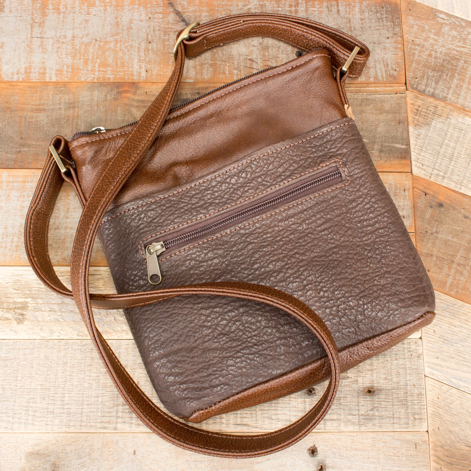 Brown Leather Crossbody Shark Handbag Purse – Yoder Leather Company