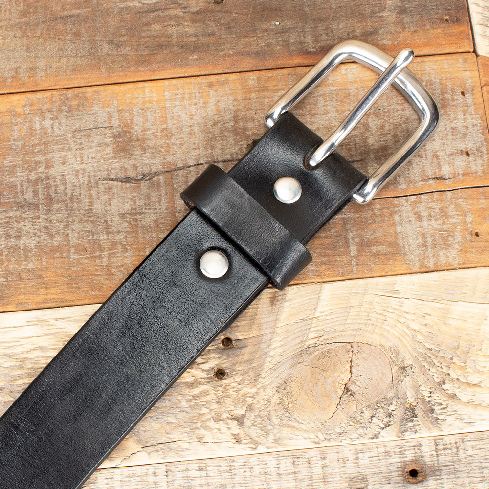 Black Smooth Bullhide Leather Belt – Yoder Leather Company