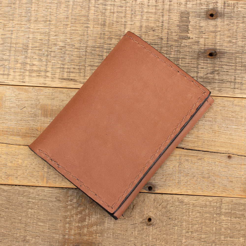 Amish Hand Made Tan Kangaroo Trifold Wallet – Yoder Leather Company