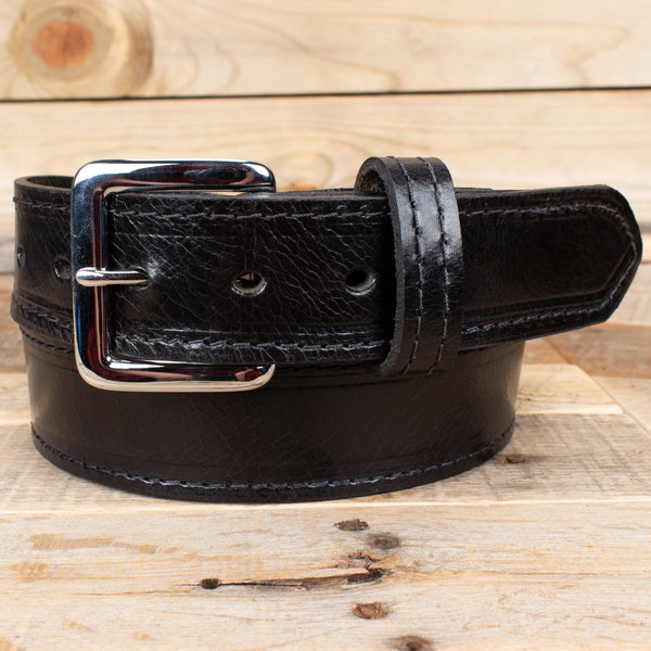 Water Buffalo Dress Belt - Amish Handmade – Yoder Leather Company