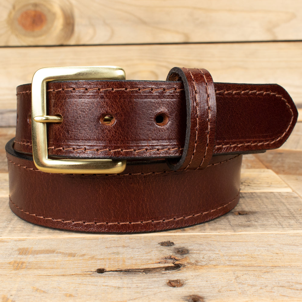 Water Buffalo Dress Belt - Amish Handmade – Yoder Leather Company