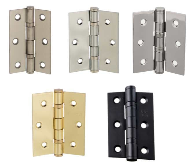 An image of 3" Butt Hinge | UK Oak Doors - Polished Chrome