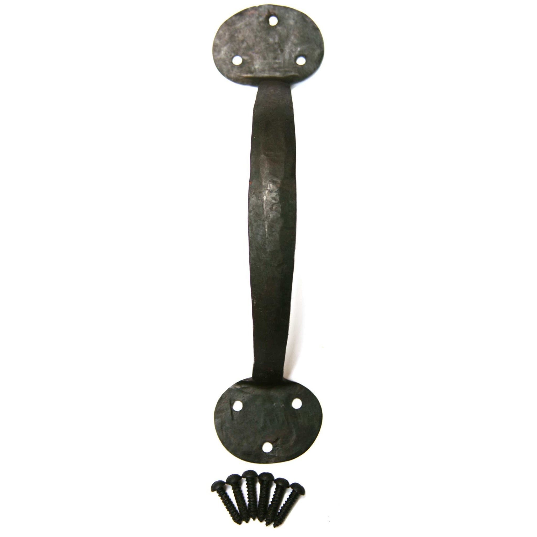 An image of Hand Forged D Handle | UK Oak Doors - 6"