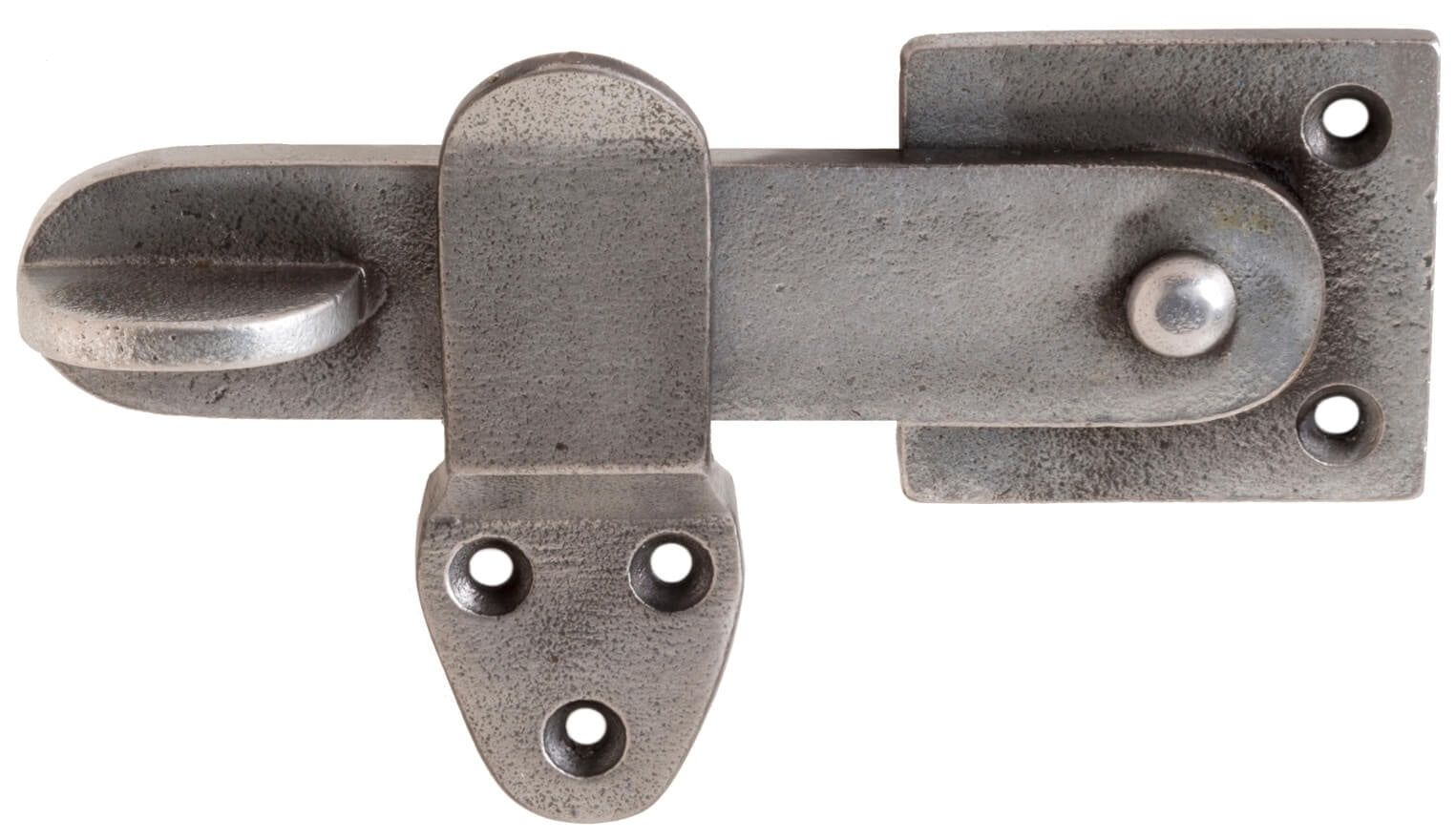 An image of Pewter Privacy Latch | UK Oak Doors - Standard