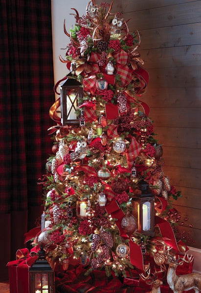Copper Mountain Christmas Tree theme from Raz Imports