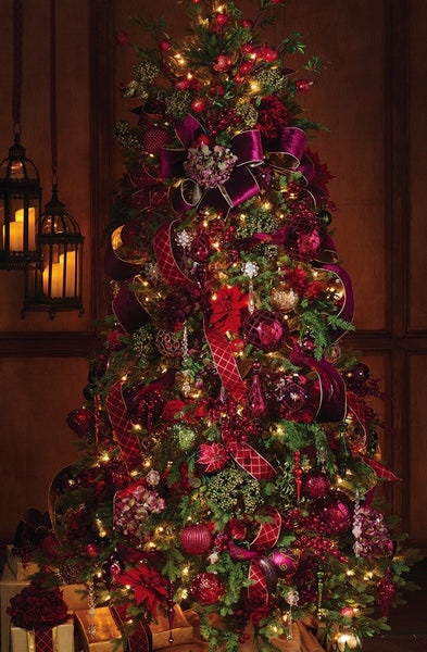 Pomegranate & Pine Christmas tree theme 2017