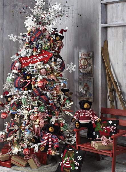 Ski Patrol Christmas tree theme for 2017 from Raz Imports