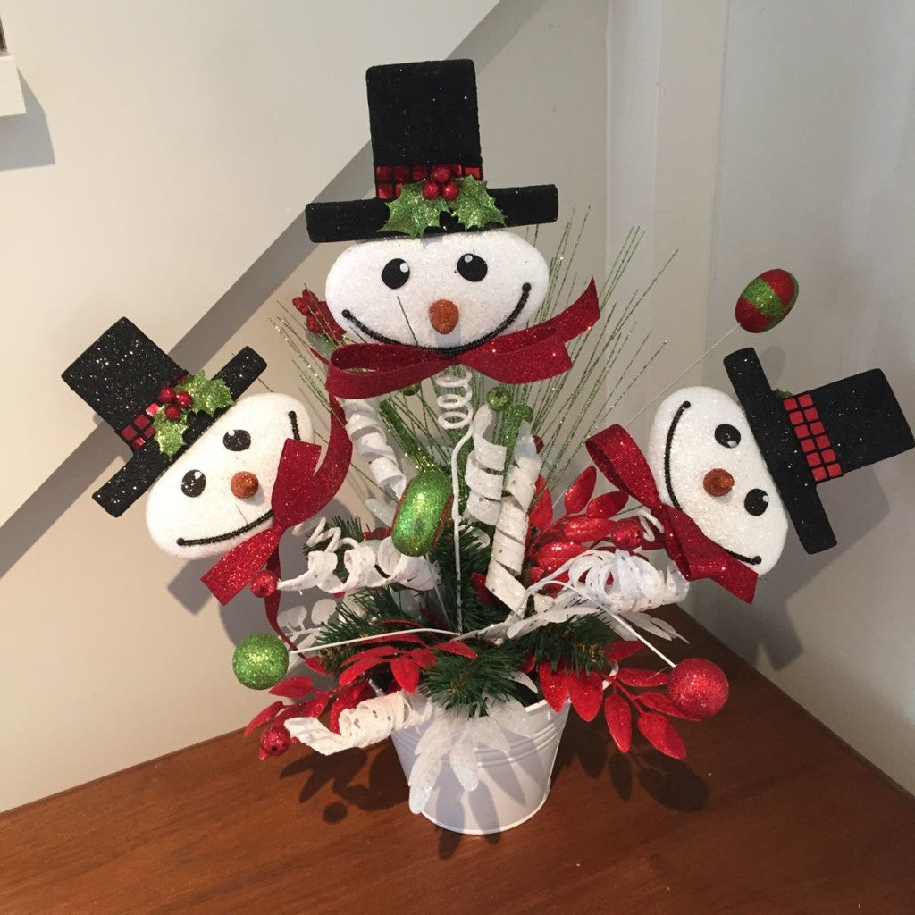  Snowman table top Christmas decoration
