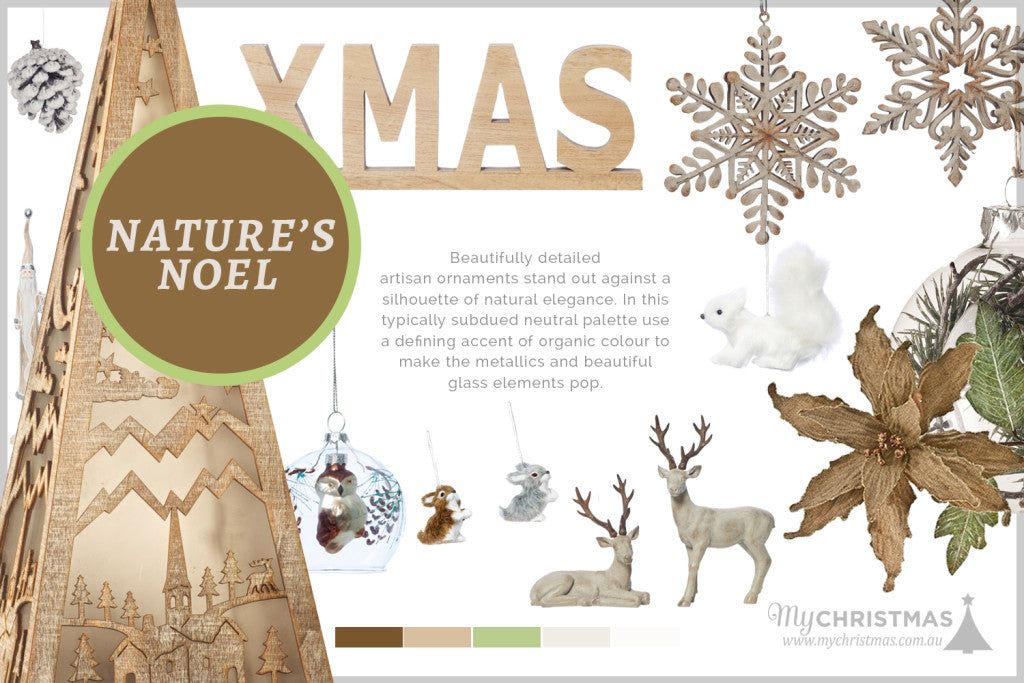 Christmas trend board for 2015 - Nature's Noel
