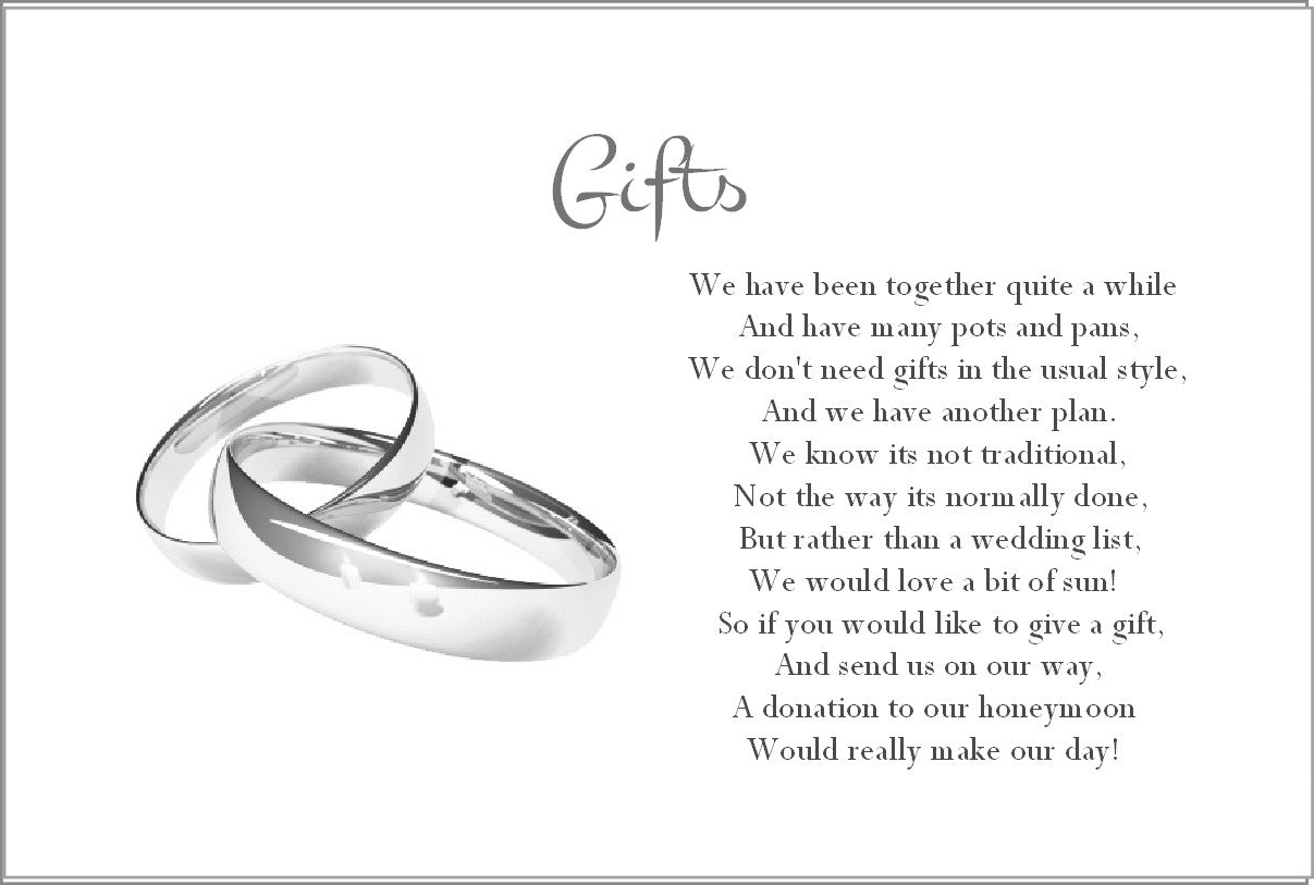 059 Wedding Rings Poem Cards Josephine And Daughters