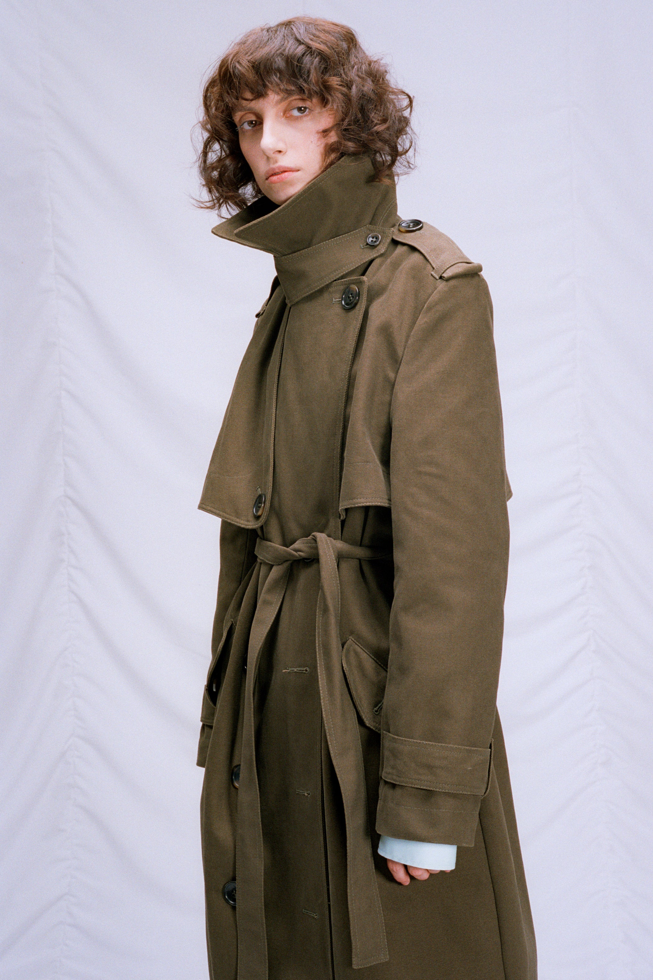 Cotton trench coat — FLOW THE LABEL