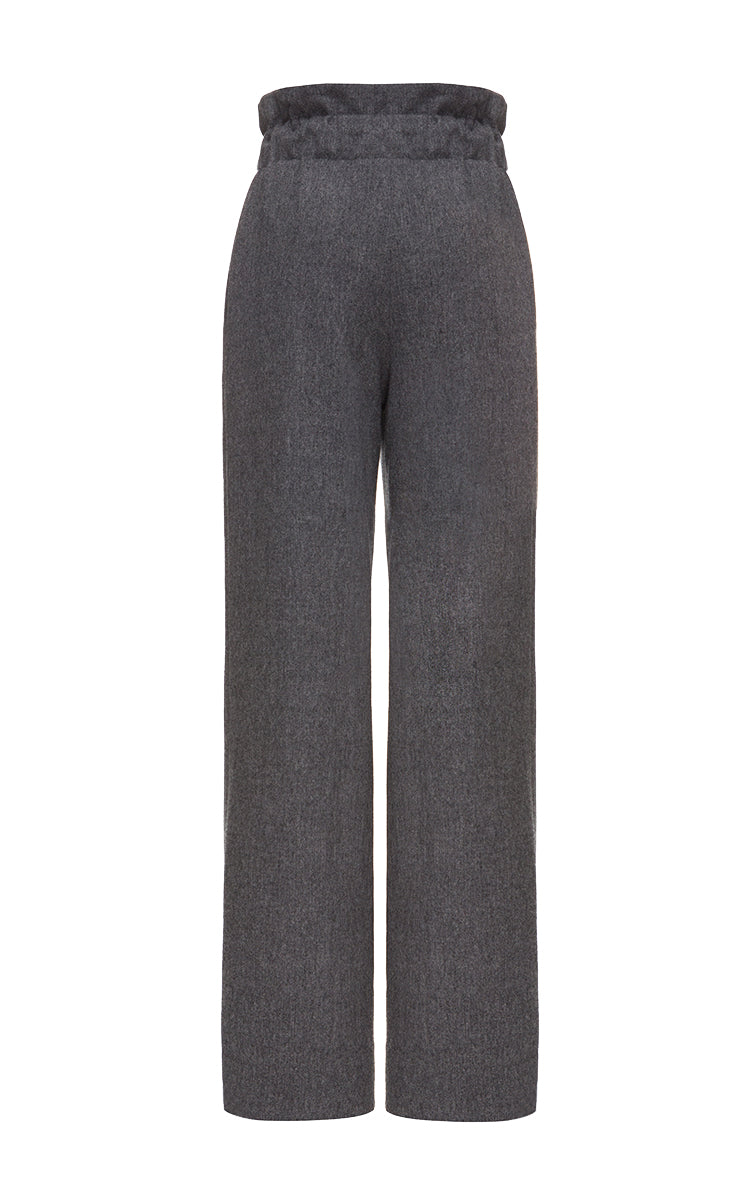 Woolen pants with drawstrings — FLOW THE LABEL