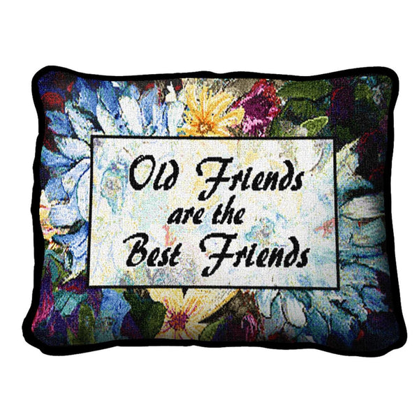 Old Friends Are The Best Friends Pillow – tntCommodities.com