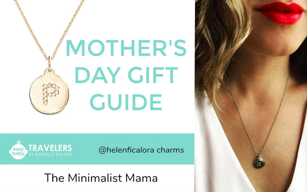 Helen Ficalora charms will be the minimalist dream for a mama fan of the Easy Baby Travelers brand!