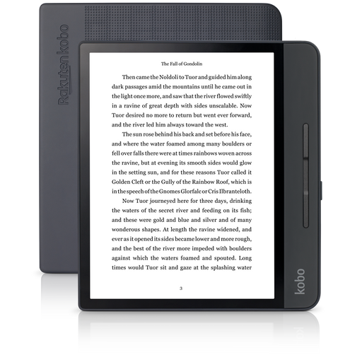 Kobo Sage | eReader with PowerCover & Stylus Bundle | 8” HD Glare Free  Touchscreen | Waterproof | Blue Light Reduction | Bluetooth | WiFi | 32GB  of