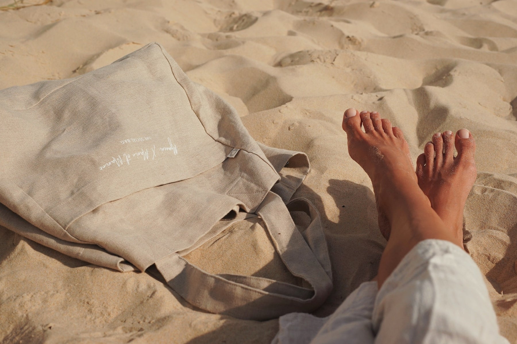 The Social Bag on the beach