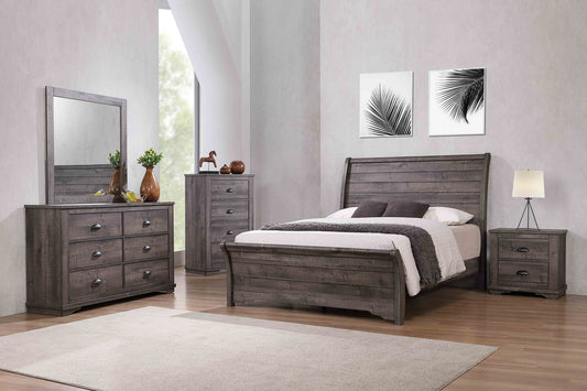 Coaster Furniture - Louis Philippe 3 Piece Black Sleigh Bedroom Set -  212411Q-S3 — GreatFurnitureDeal