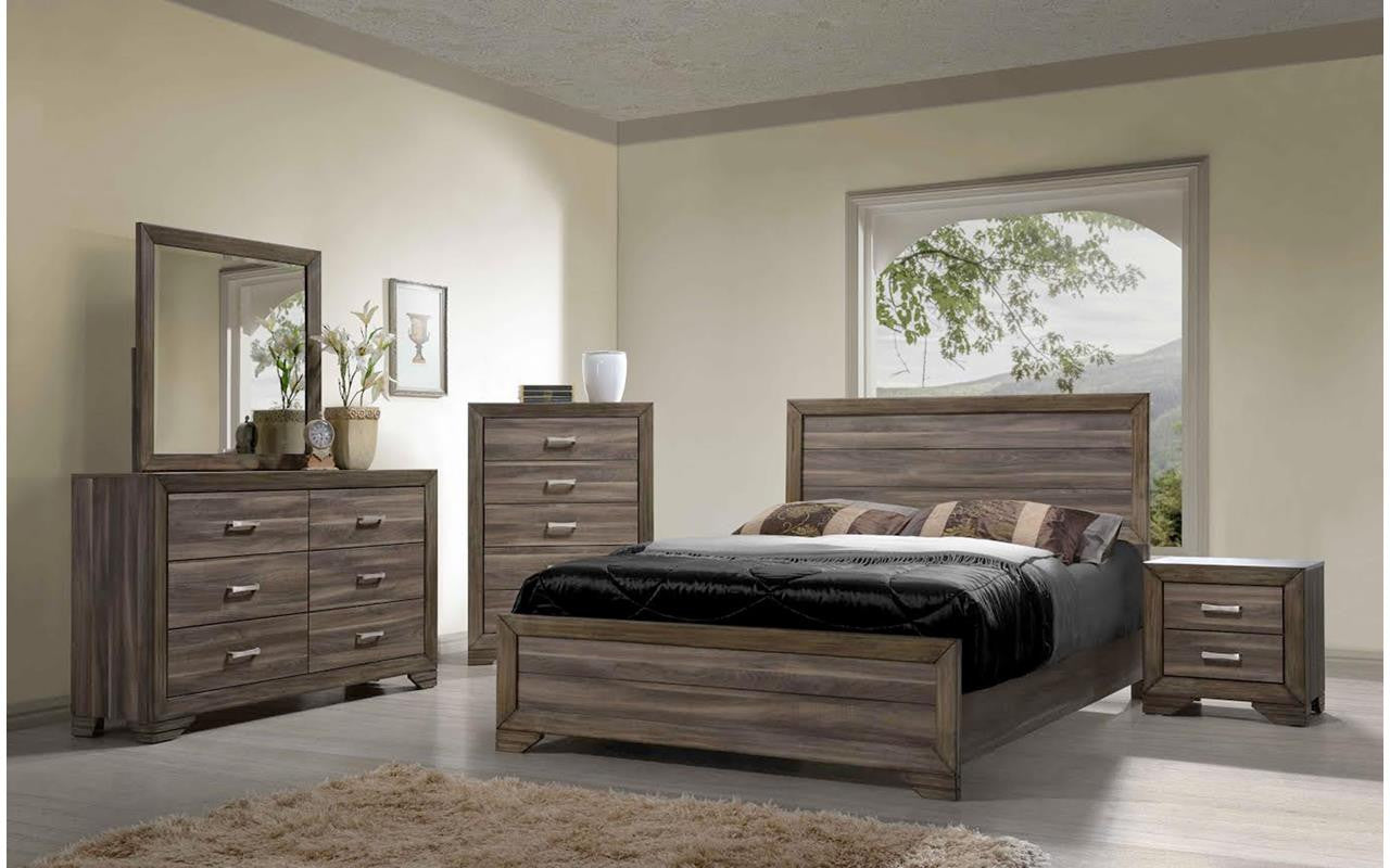 Asheville Driftwood King Bedroom Set