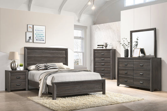 Louis Philippe Cappuccino Twin Sleigh 5-PCS Bedroom Set — Myers Goods Home  & Decor