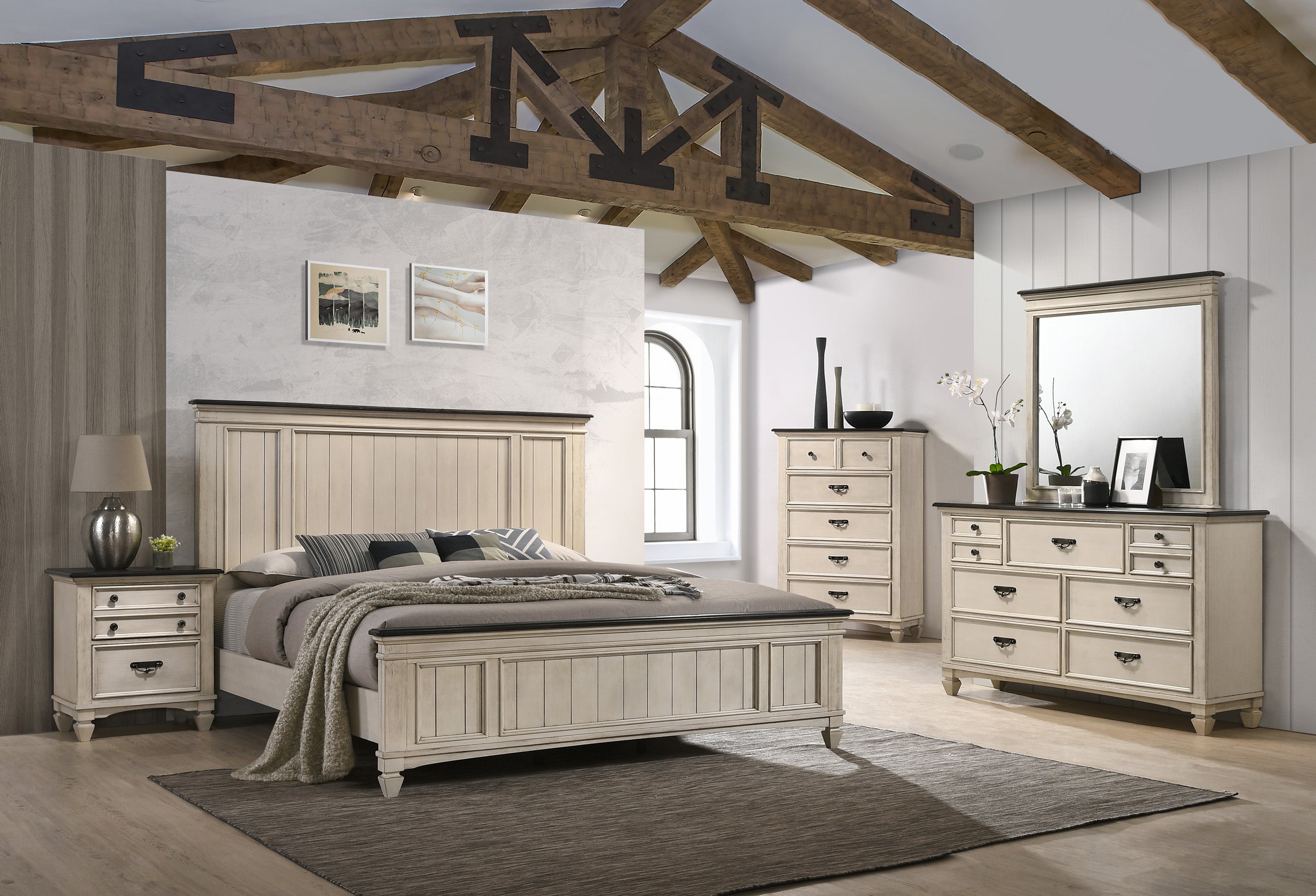 Modern Farmhouse Sawyer Queen Size Bedroom Set | My ...